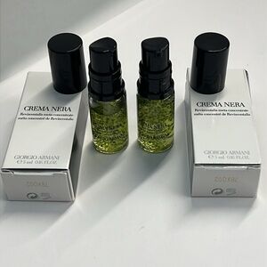 Giorgio Armani Crema Nera Reviscentalis Meta Concentrate Serum (2) 5ml Travel Sz